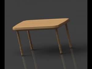 table Modelo 3D
