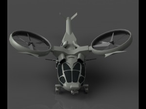 dropship 3D 模型