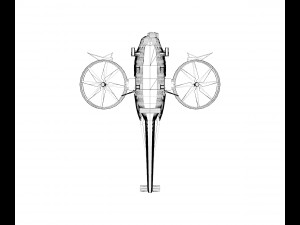 dropship 3D मॉडल