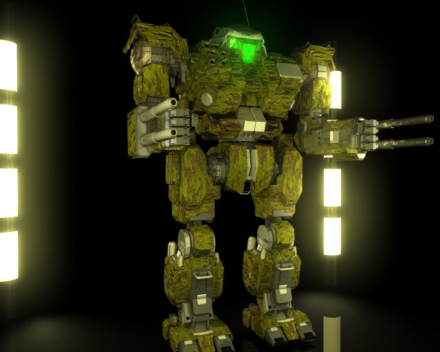 mechwarrior victor 3D Model .c4d .max .obj .3ds .fbx .stl .blend 