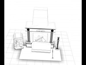 fireplace 3D Model