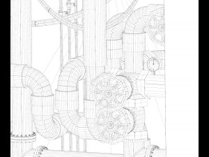 kamar mandi beracun Model 3D