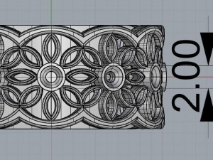 ring with flowers 3D मॉडल