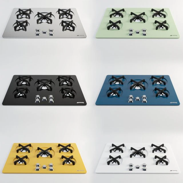 smeg p755 cooking plate 3D Model .c4d .max .obj .3ds .fbx .stl .blend