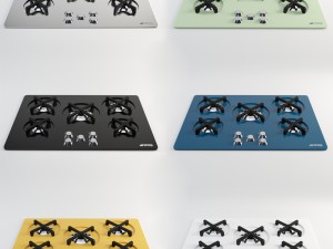 smeg p755 cooking plate 3Dモデル