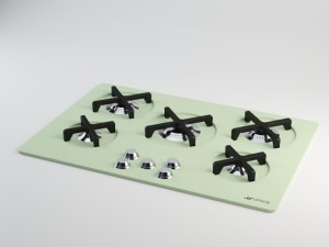 smeg p755 cooking plate 3D Model