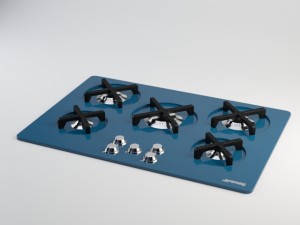 smeg p755 cooking plate 3D Model