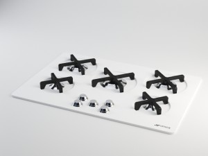 smeg p755 cooking plate 3D Model