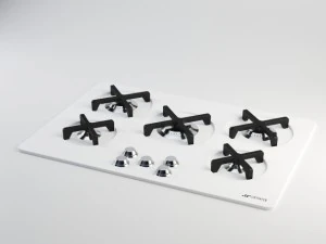 smeg p755 cooking plate 3D Model