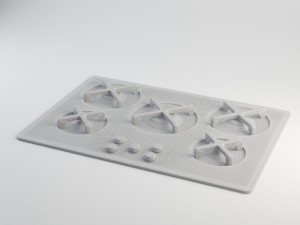 smeg p755 cooking plate 3D Model