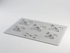 smeg p755 cooking plate 3D Model