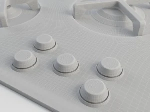 smeg p755 cooking plate 3D Model