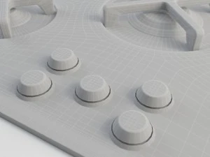 smeg p755 cooking plate 3D Model