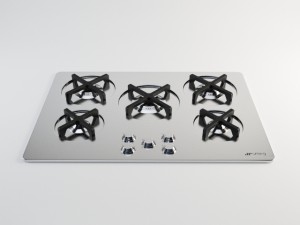 smeg p755 cooking plate 3D Model