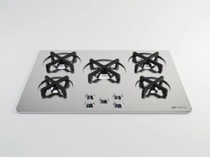 smeg p755 cooking plate 3D Model
