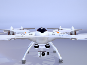 quadrocopters - qr 350 low poly drone 3D-Modell