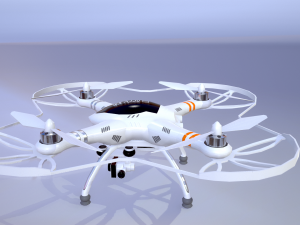 quadrocopters - qr 350 low poly drone 3D-Modell