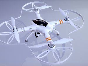 quadrocopters - qr 350 low poly drone 3D-Modell