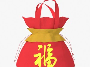 sac cadeau Modèle 3D