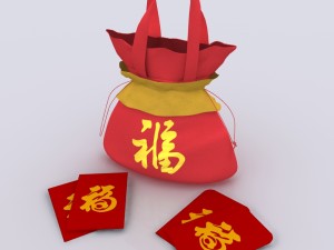 chinese new year gift 3D Model
