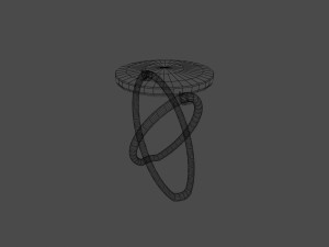 unusual stool for kitchen 01 3D मॉडल