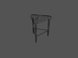 unusual stool 02 3D Модель