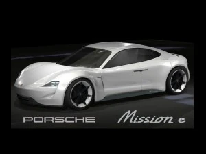 porsche mission e 3D Model