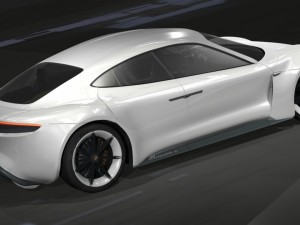 porsche mission e Modello 3D