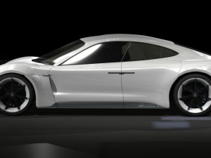 porsche mission e Modello 3D