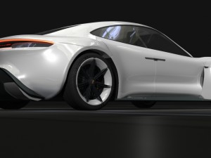 porsche mission e Modello 3D