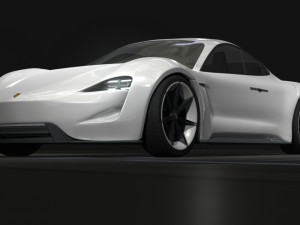 porsche mission e Modello 3D