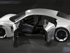 porsche mission e Modello 3D