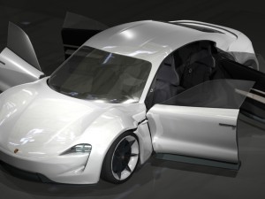 porsche mission e Modello 3D