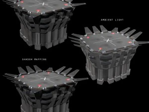 torre de pouso Modelo 3D
