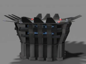 torre de pouso Modelo 3D