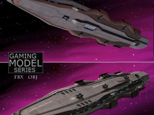 battle cruiser lp 3D Model