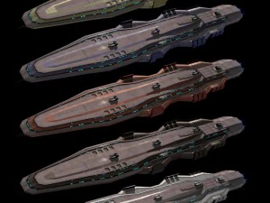 battle cruiser lp 3D Model