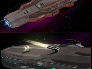 battle cruiser lp 3D Model