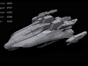bomber lp 3D Model