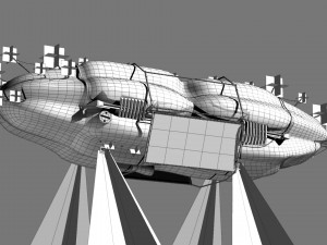 add blimp 3D Модель