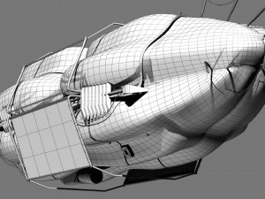 add blimp 3D Модель
