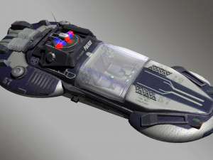 cyber police car 3D 模型