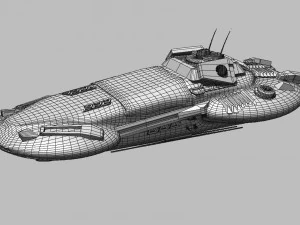 cyber police car 3D Model