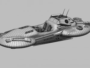 cyber police car 3D Model