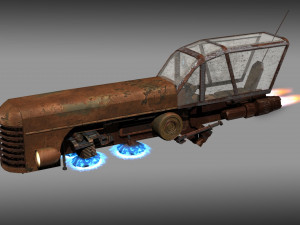 land skimmer 3D 模型
