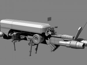 land skimmer 3D Model