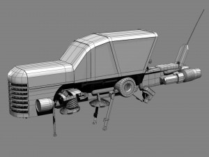 land skimmer 3D Model