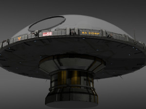 dome district Modello 3D