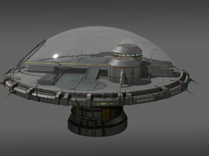 dome district Modello 3D