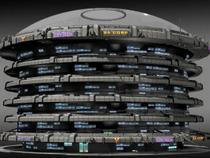 dome district 2 3D Model